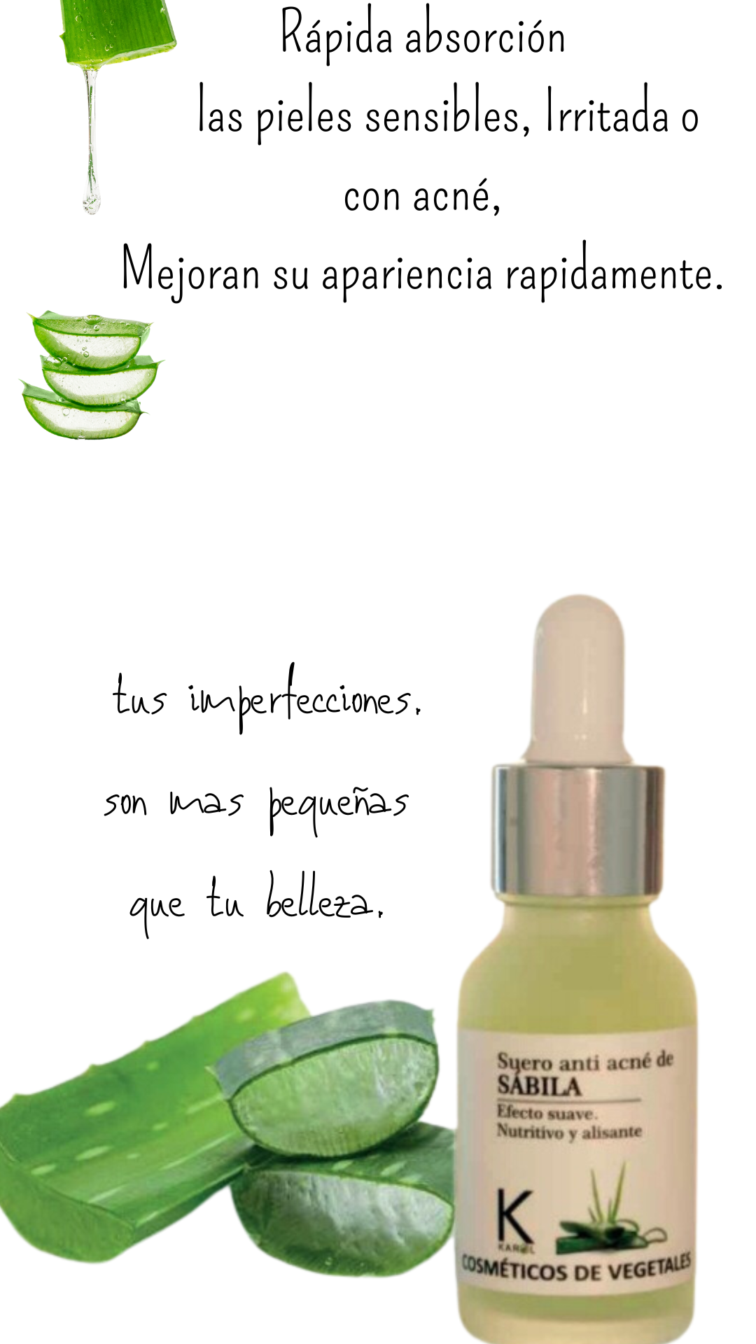 Producto imagen Suero anti acné de aloe