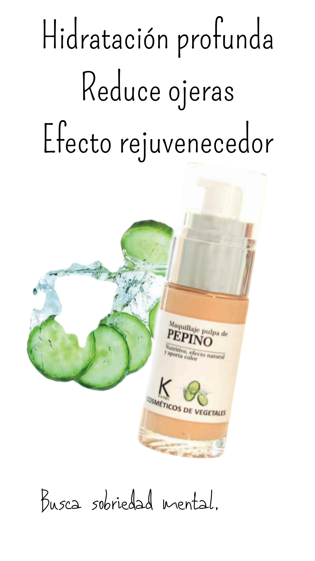 Producto imagen MAQUILLAJE DE PEPINO