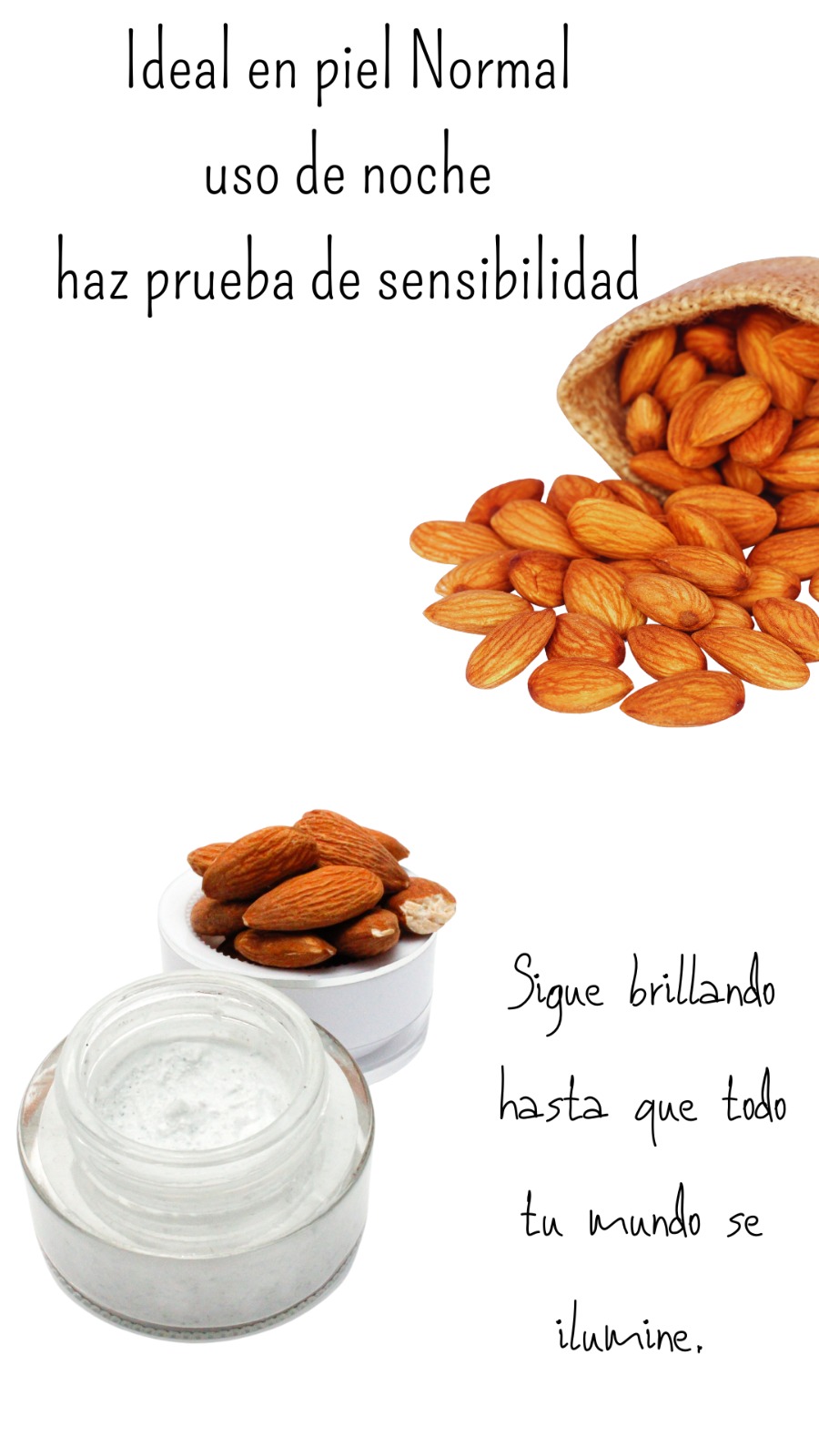 Crema Aclarante de Almendras