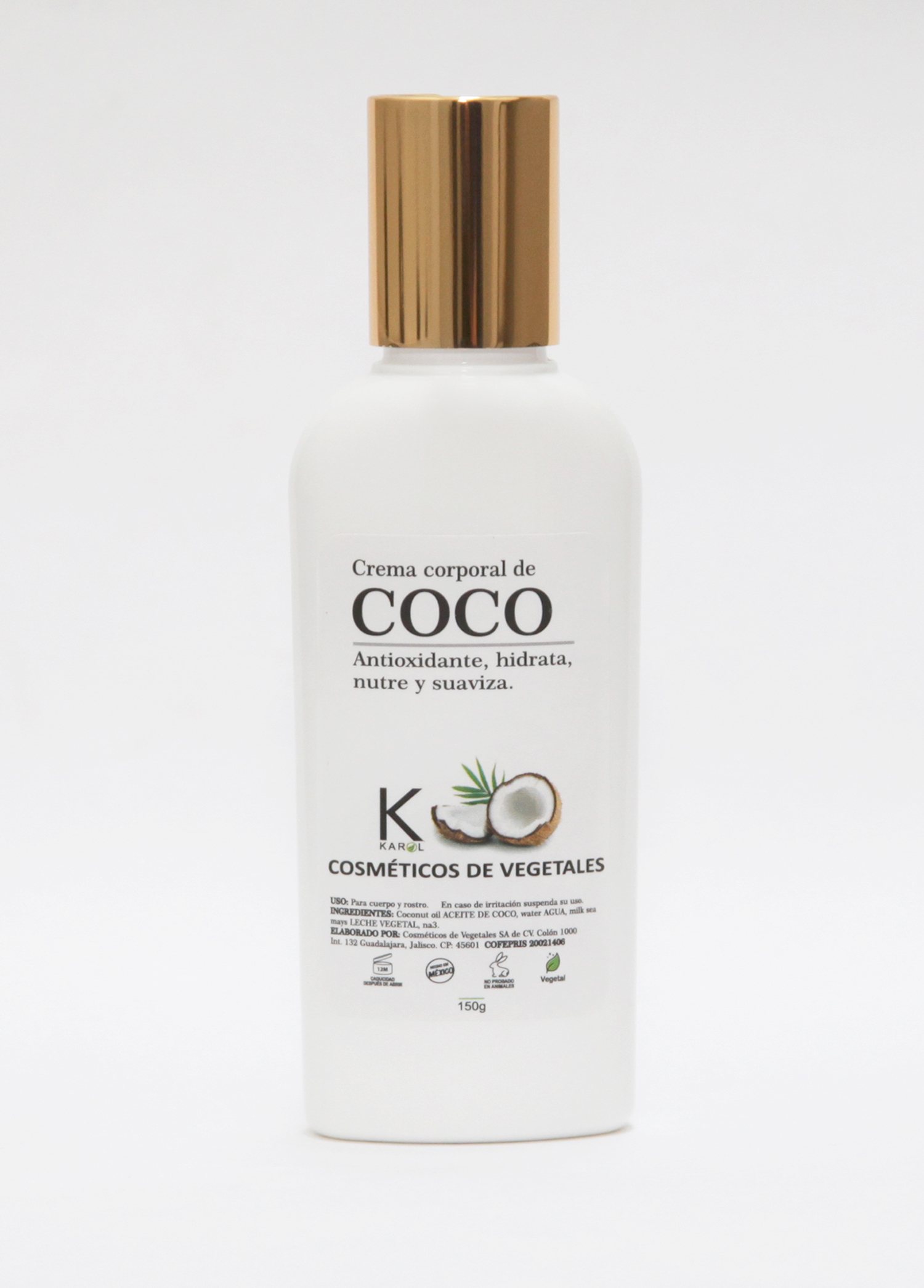 Crema Corporal De Coco