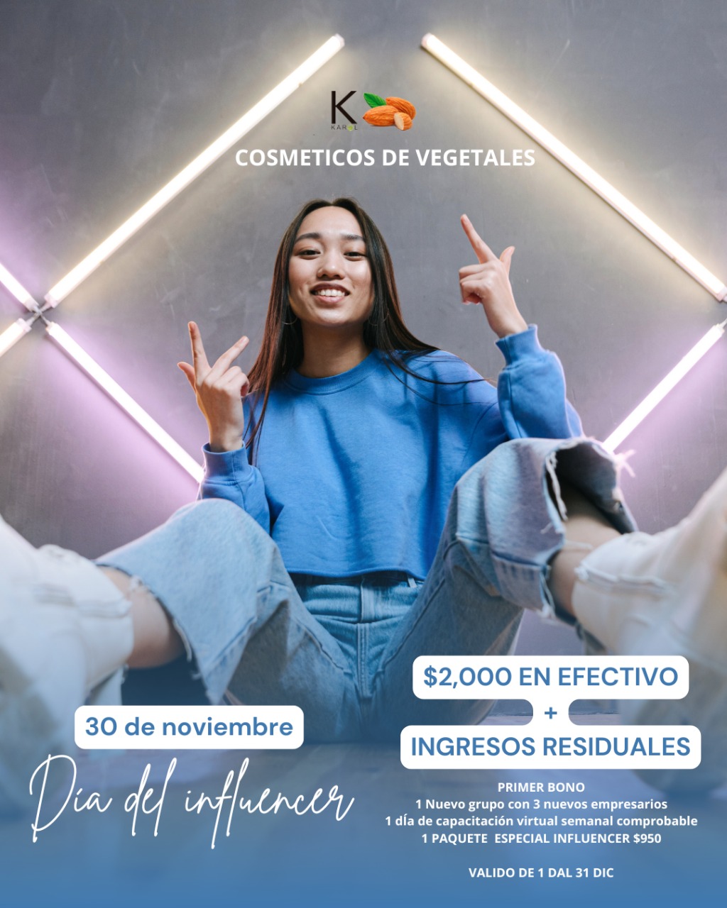 Imagen de INFLUENCER (META DICIEMBRE )no comisionable