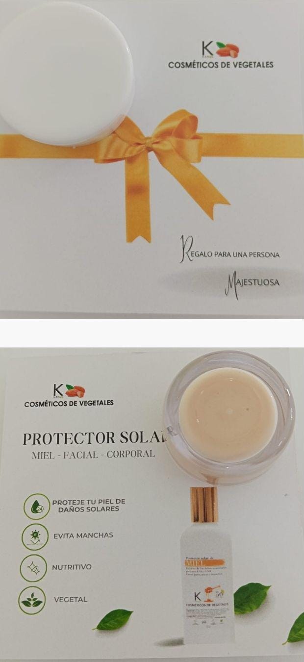 Imagen de MUESTRA PROTECTOR SOLAR MIEL (no comisionable)